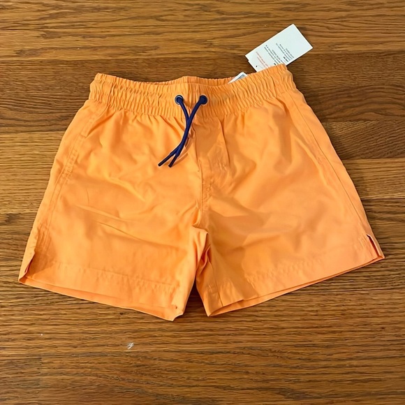 NWT Old Navy Kid’s Orange Swim Trunks Size Small